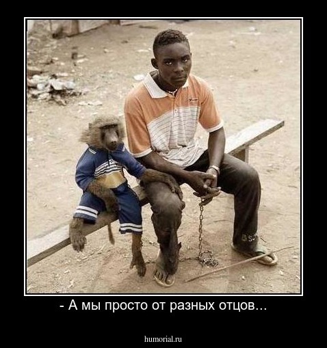 - А мы просто от разных отцов...