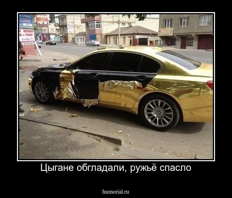 Цыгане обгладали, ружьё спасло