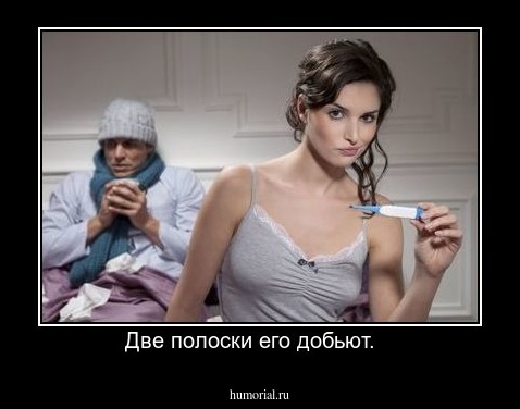 Две полоски его добьют.   