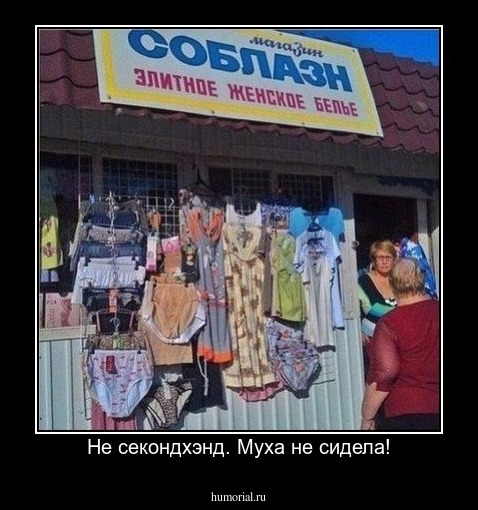 Не секондхэнд. Муха не сидела!