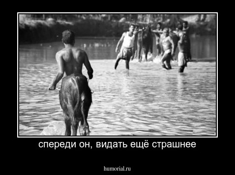 спереди он, видать ещё страшнее