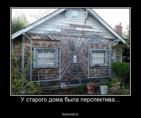 У старого дома была перспектива...