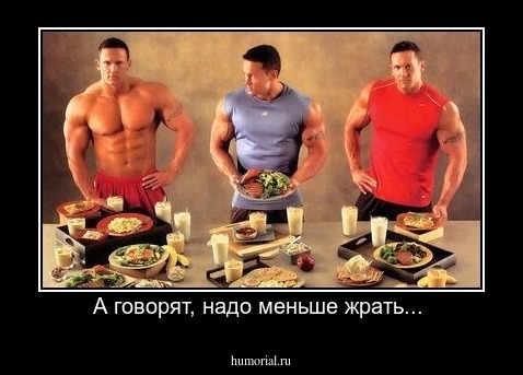 А говорят, надо меньше жрать... 