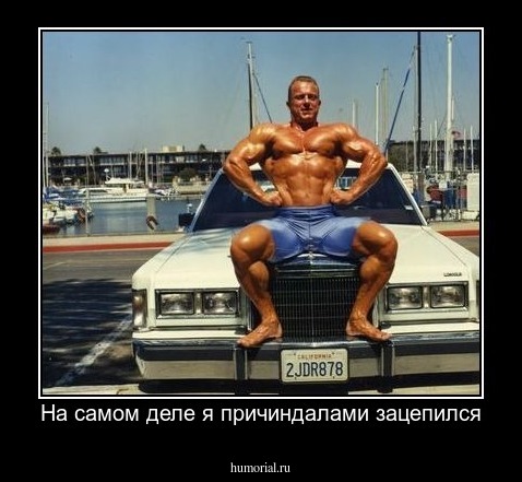 На самом деле я причиндалами зацепился