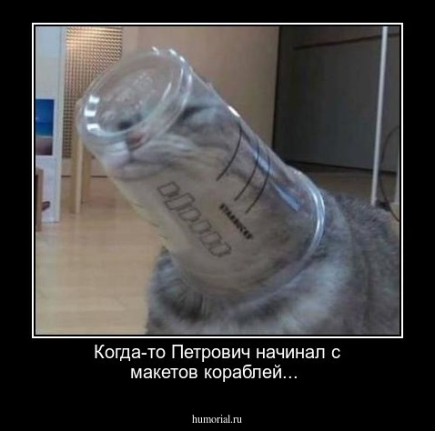 Когда-то Петрович начинал с макетов кораблей...