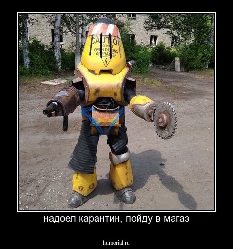 надоел карантин, пойду в магаз