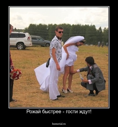 Рожай быстрее - гости ждут!