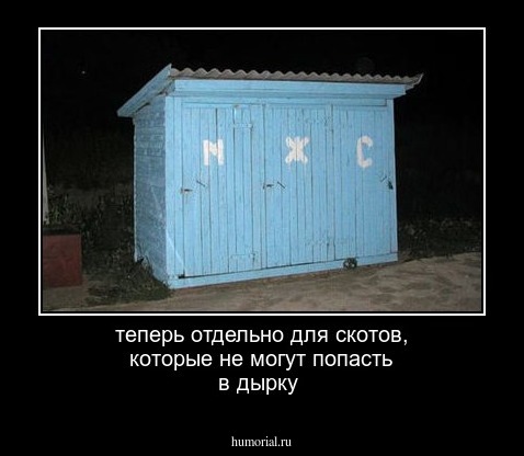 теперь отдельно для скотов, которые не могут попасть в дырку