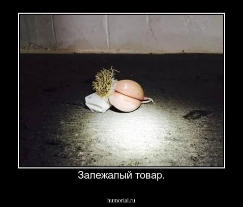 Залежалый товар.