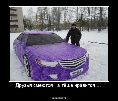 Друзья смеются , а тёще нравится ... 