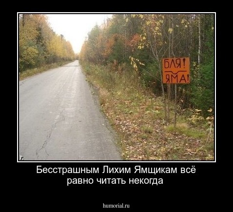 Бесстрашным Лихим Ямщикам всё равно читать некогда