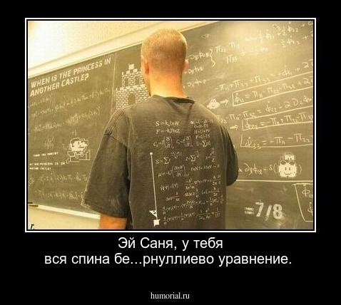 Эй Саня, у тебя вся спина бе...рнуллиево уравнение.