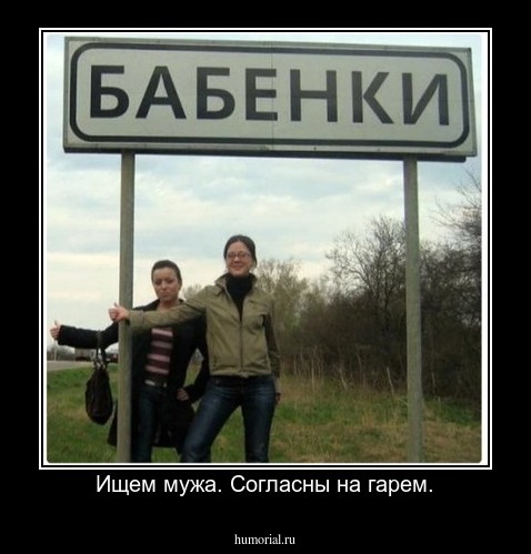 Ищем мужа. Согласны на гарем.
