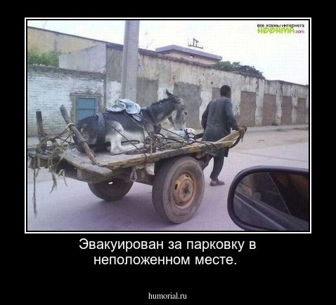 Эвакуирован за парковку в неположенном месте.