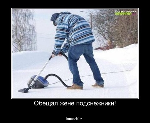 Обещал жене подснежники!