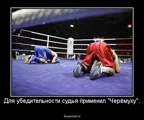 Для убедительности судья применил "Черёмуху".