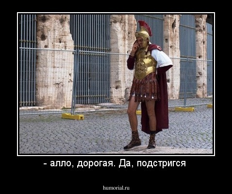 - алло, дорогая. Да, подстригся 