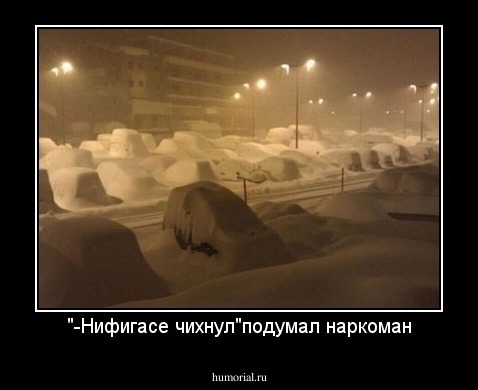 "-Нифигасе чихнул"подумал наркоман