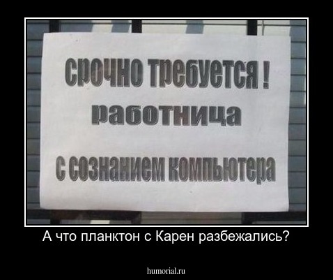 А что планктон с Карен разбежались?