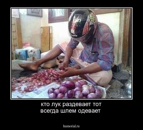 кто лук раздевает тот всегда шлем одевает