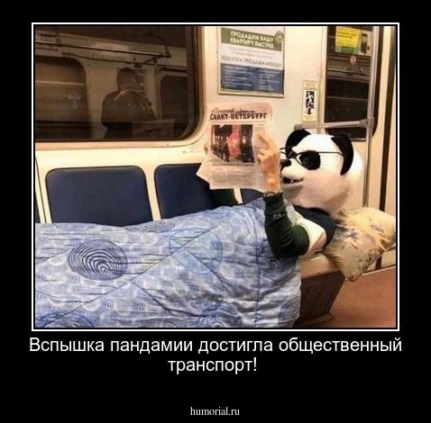 Вспышка пандамии достигла общественный транспорт!