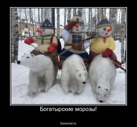 Богатырские морозы!