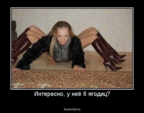 Интересно, у неё 6 ягодиц?