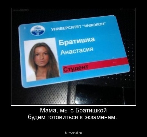 Мама, мы с Братишкой будем готовиться к экзаменам.