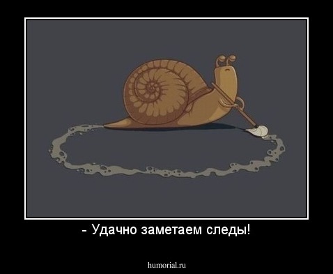 - Удачно заметаем следы!