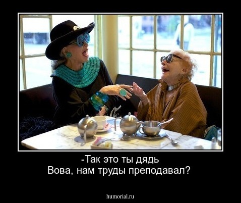 -Так это ты дядь Вова, нам труды преподавал?