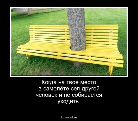 Когда на твое место в самолёте сел другой человек и не собирается уходить