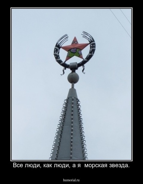 Все люди, как люди, а я  морская звезда.