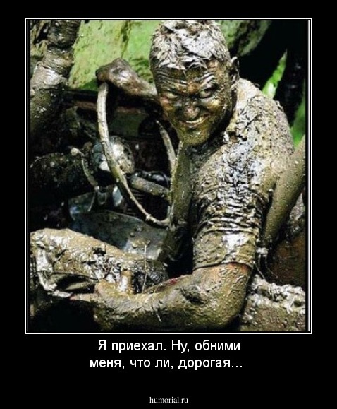 Я приехал. Ну, обними меня, что ли, дорогая...