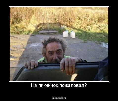 На пикничок пожаловал?