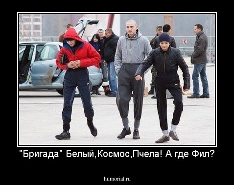 "Бригада" Белый,Космос,Пчела! А где Фил?