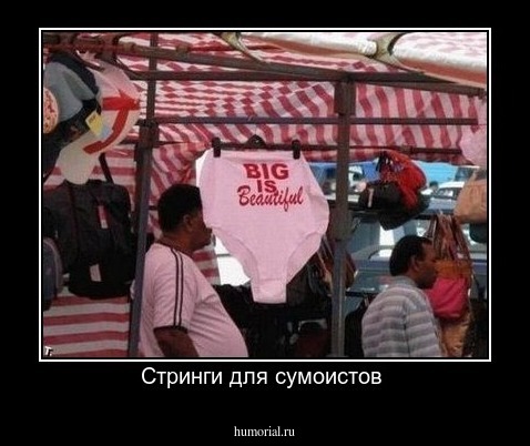 Стринги для сумоистов 