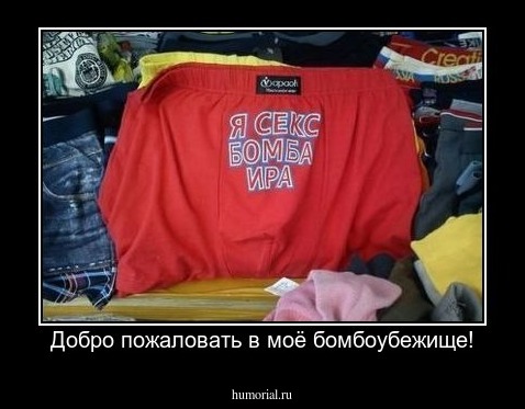 Добро пожаловать в моё бомбоубежище!