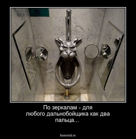 По зеркалам - для любого дальнобойщика как два пальца...