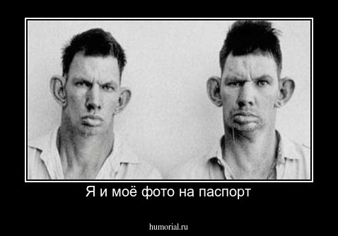 Я и моё фото на паспорт