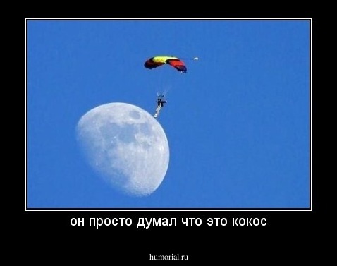 он просто думал что это кокос