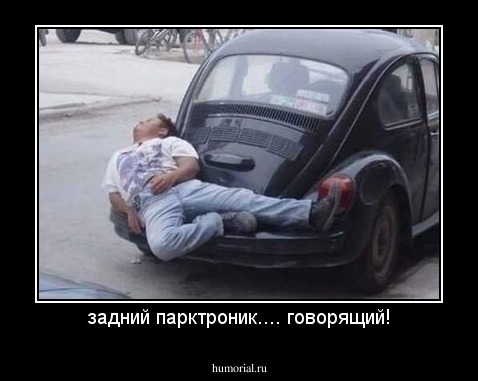 задний парктроник.... говорящий!