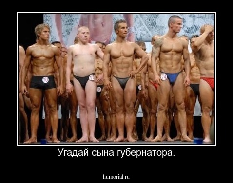 Угадай сына губернатора.