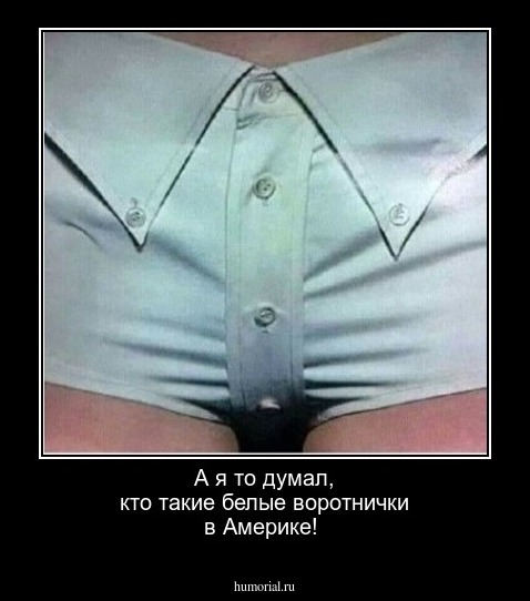 А я то думал, кто такие белые воротнички в Америке!