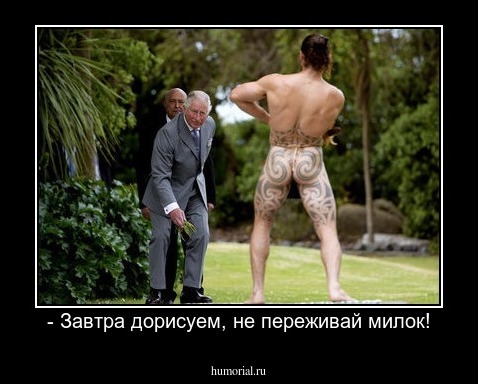 - Завтра дорисуем, не переживай милок!