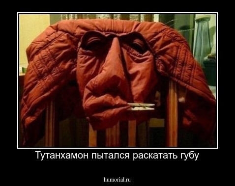 Тутанхамон пытался раскатать губу