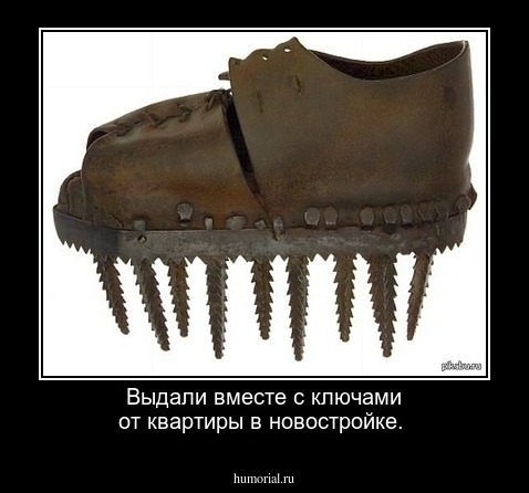 Выдали вместе с ключами от квартиры в новостройке.