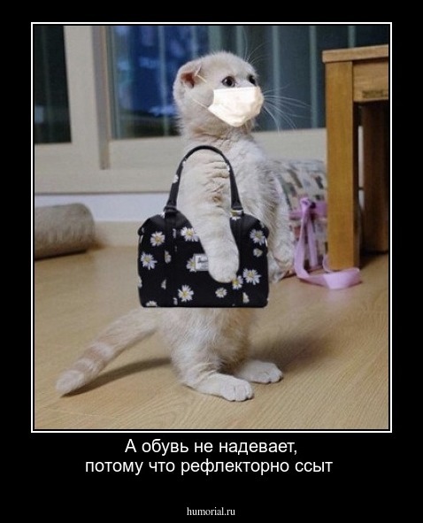 А обувь не надевает, потому что рефлекторно ссыт
