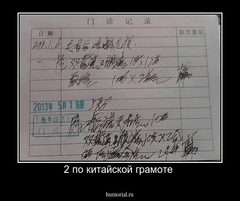 2 по китайской грамоте 
