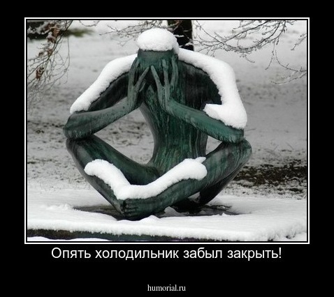 Опять холодильник забыл закрыть!
