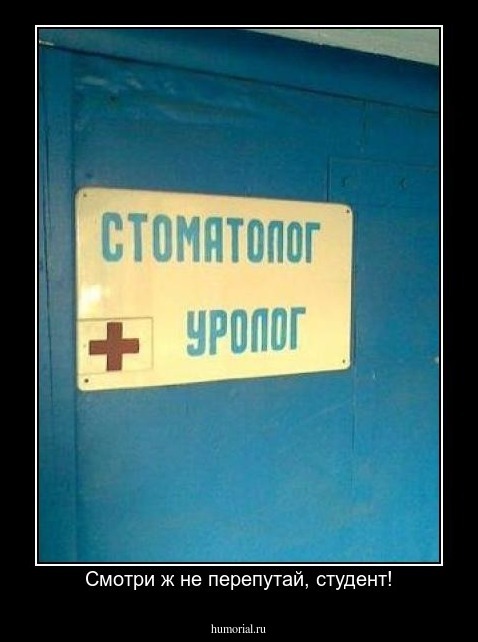 Смотри ж не перепутай, студент!